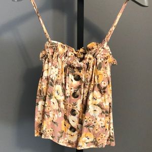 AE floral tank